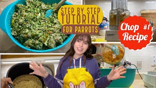 How To Make Chop For Your Parrot | My Recipe