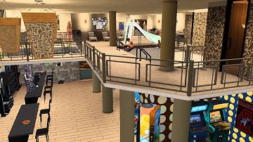 The Sims 3, house building - Blue Secret Island Resort