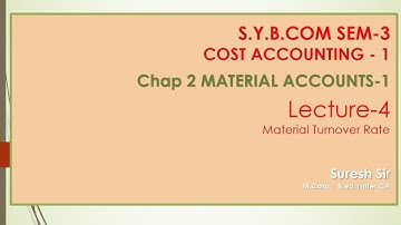 S Y BCOM SEM - 3 | MATERIAL ACCOUNTS LEC. 4 | GUJARATI By Suresh Sir