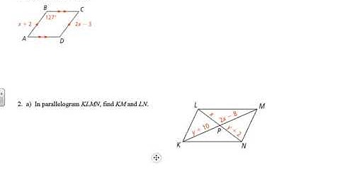 Unit 6 Lesson 2 -  Properties of Parallelograms
