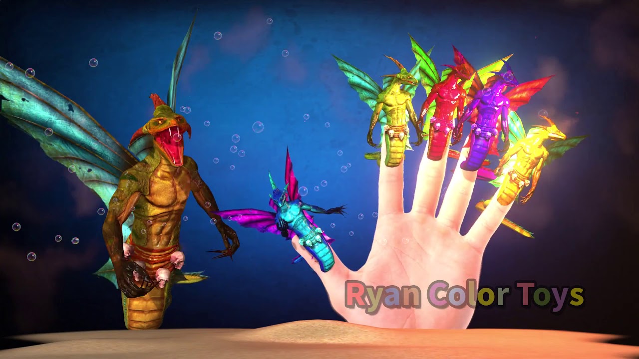 Finger family rhymes song [Snake Dragon] Finger Family rhymes Song Dady ...