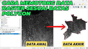 How to Crop Raster Data in QGIS According to Polygon Boundaries (DEM, DEMNAS, Satellite Imagery, ...