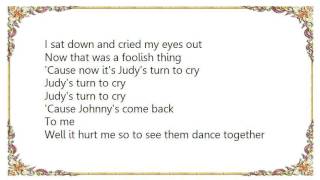 Lesley Gore - Judy's Turn to Cry Lyrics