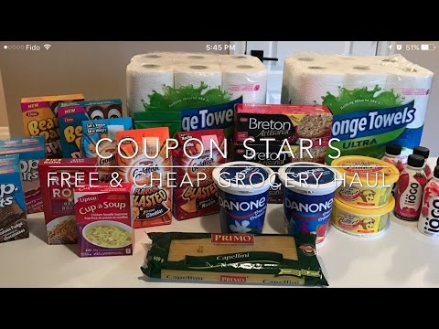 FREE & CHEAP GROCERY HAUL – DEC 2nd 2016 – COUPONING IN CANADA!