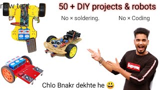 Robots || 1 kit +50 project and robitis || chlo bana kr dekhte he