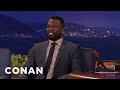 curtis 50 cent jackson got arrested for swearing in st kitts conan on tbs