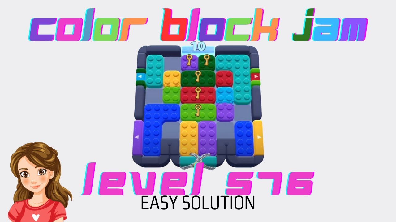 Color Block Jam Level 576 Easy Solution Walkthrough - YouTube