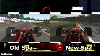 rFactor 2 - 1980s Spa VS New Spa - 1995 Ferrari 412 T2