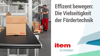 Fördertechnik Flexibler Einsatz Für Optimierten Materialfluss