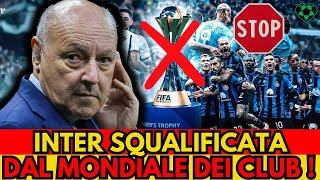 STOP AL MONDIALE PER L'INTER! INCREDIBILE NOTIZIA DI POCO FA!