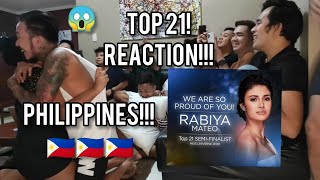 TOP 21 MISS UNIVERSE 2020 REACTION! (PHILIPPINES)