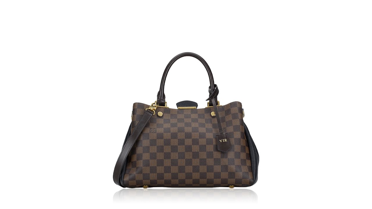 Lv Brittany Damier Ebene Canvas Noir