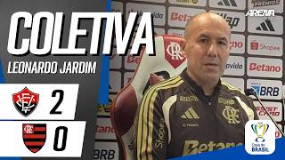 COLETIVA LEONARDO JARDIM | AO VIVO | Vitória x Flamengo - Copa do Brasil 2026