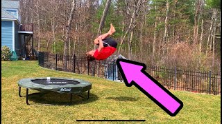 Insane Mini Trampoline Flips (Mini Acon Flips)