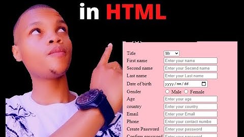 How to create application form in HTML | step by step with no step skipped. | Using sublime text