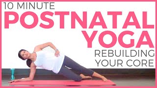 10 minute Postnatal Yoga Workout for Core & Diastasis Recti