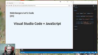 Let's Code [025]:  Visual Studio Code + JavaScript [deutsch]