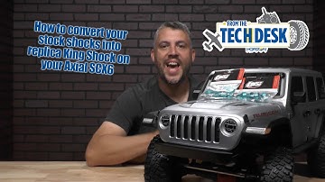 From the Tech Desk: How to convert your stock shocks into replica King shock on your Axial SCX6