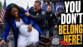 Cop Blocks Pregnant Black Widow From Her Fallen Husband’s Medal Ceremony — Then His Badge Falls