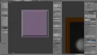 Blender tutorial: Texturing the hard sufrace panel. Part 1: Normal maps