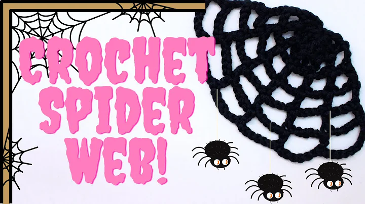 DIY Halloween: Crochet Spider Web Garland