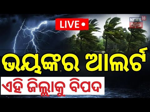 Live : ପ୍ରବଳ ବର୍ଷା ନେଇ ଆଲର୍ଟ | Heavy Rain Alert in Odisha | Orange Warnings Issued