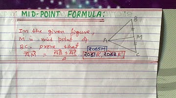 Mid-Point Formula ll SEE Question 2065M, 2067 R’, 2068 R’ ll Vector Geometry ll IR Simkhada