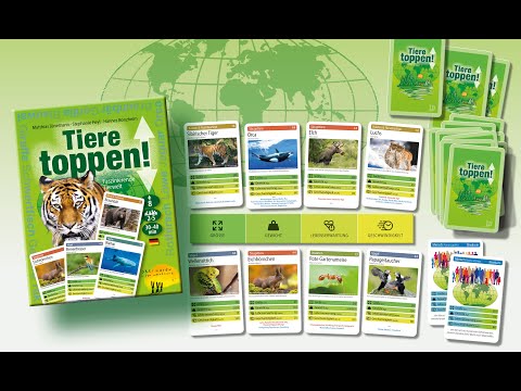 Tiere Toppen! Animals Rivals - Joc de coneixements de fauna per a 2-5 jugadors (alemany) video