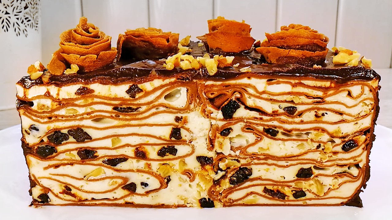 Ооочень ПРОСТОЙ РЕЦЕПТ Потрясающе ВКУСНОГО ТОРТА - Легко и Красиво!