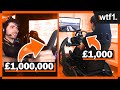 £1,000 vs £100,000 vs £1,000,000 Racing Simulators