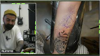 Saat ve Göz Dövmesi - Clock and Eye Tattoo | Time Lapse