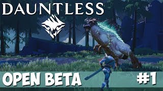 Here There Be Monsters - Dauntless Open Beta Gameplay #1