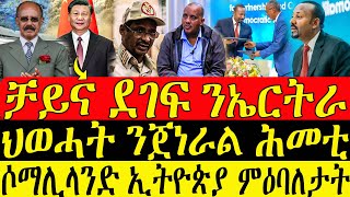 ( ሓድሽ ዜናታት ትግርኛ ) - ቻይና ደገፍ ንኤርትራ - ህወሓት ንጀነራል ሕመቲ - ZENA TIGRIGNA 07/05/2024