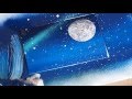 Spray Paint Art - Miniature Skyline - ASMR