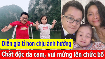 Diễn giả tí hon chịu ảnh hưởng của chất độc da cam, vui mừng khôn xiết lên chức bố.