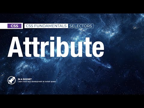 08 - CSS Attribute Selectors: Mastering a Powerful Targeting Tool | CSS Fundamentals