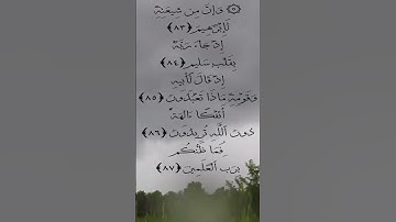 قصة سيدنا إبراهيم مع قومه |تلاوة مؤثرة من سورة الصافات#quran #قرآن #tilawat #الصافات #سيدنا_ابراهيم