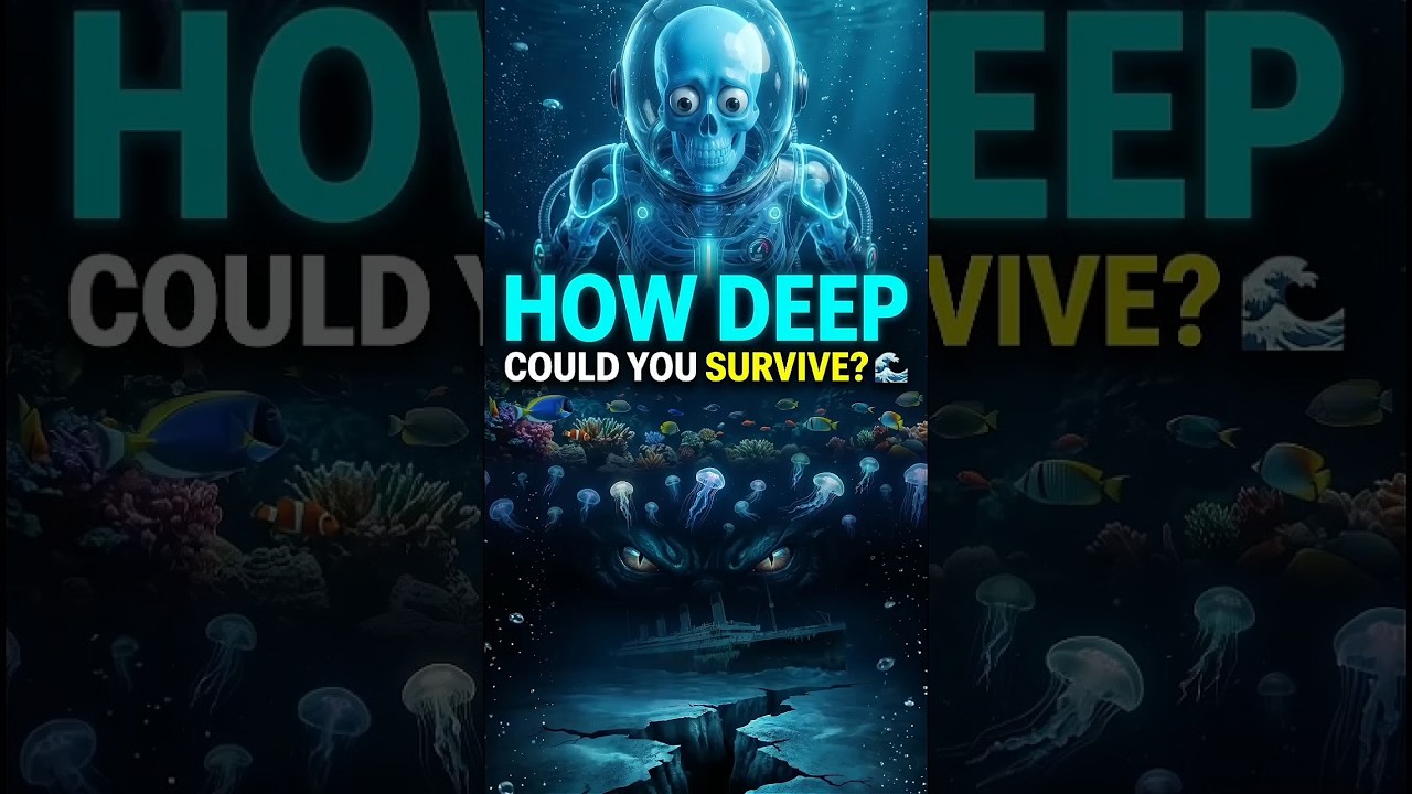 How Deep Could You Survive In The Ocean? #shorts
