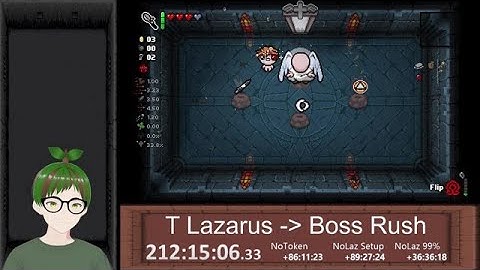 Tainted Lazarus Greedier, Boss Rush, Hush, Delirium (and Keeper Beast)