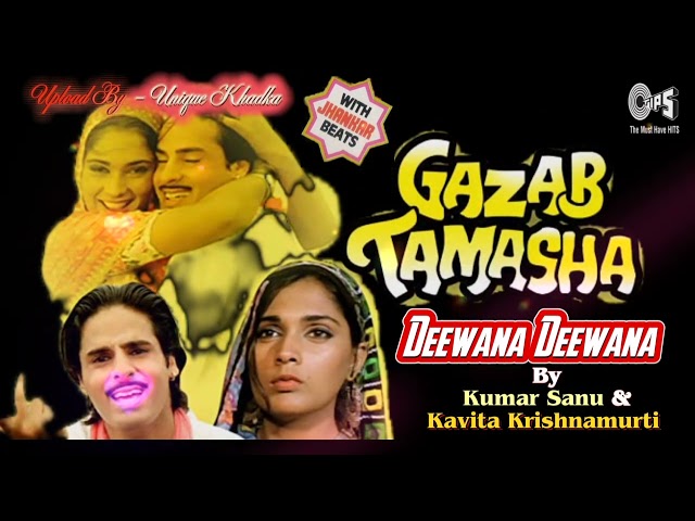 Deewana Deewana,Gazab Tamasha,1992,With Jhankar Beat,Kumar Sanu & Kavita Krishnamurti, Mp3... class=