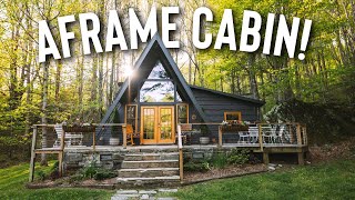 Boulder Gardens Aframe Cabin! | Full Airbnb Aframe tour!