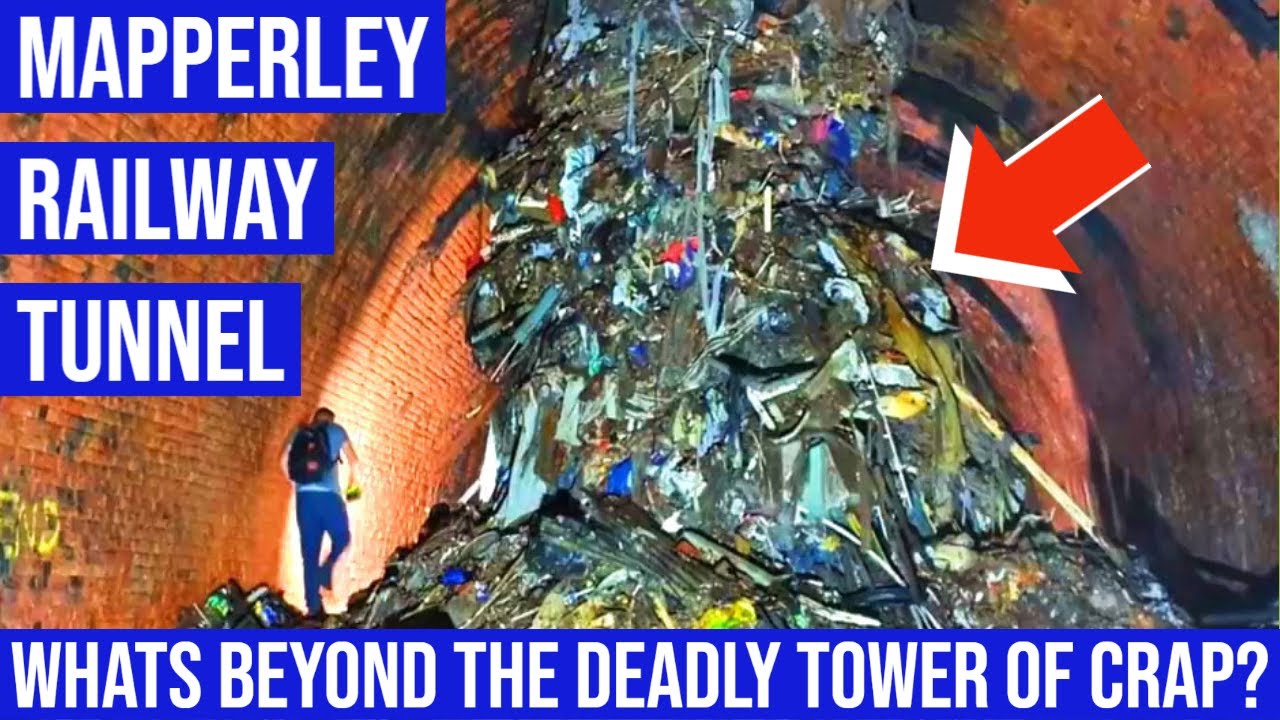Mapperley Railway Tunnel Beyond the Deadly Tower of Rubbish railway