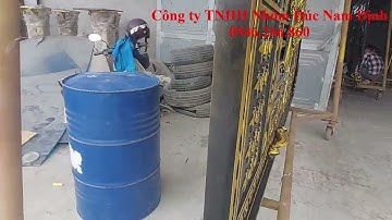 Cổng nhôm đúc chân không