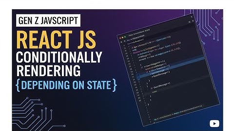 React Conditional Rendering Explained: Ternary Operator, && Operator, and If/Else 10 November 2025