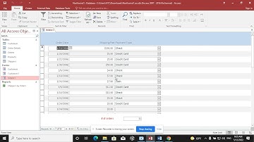 Create access form in few minutes #mca #msaccess