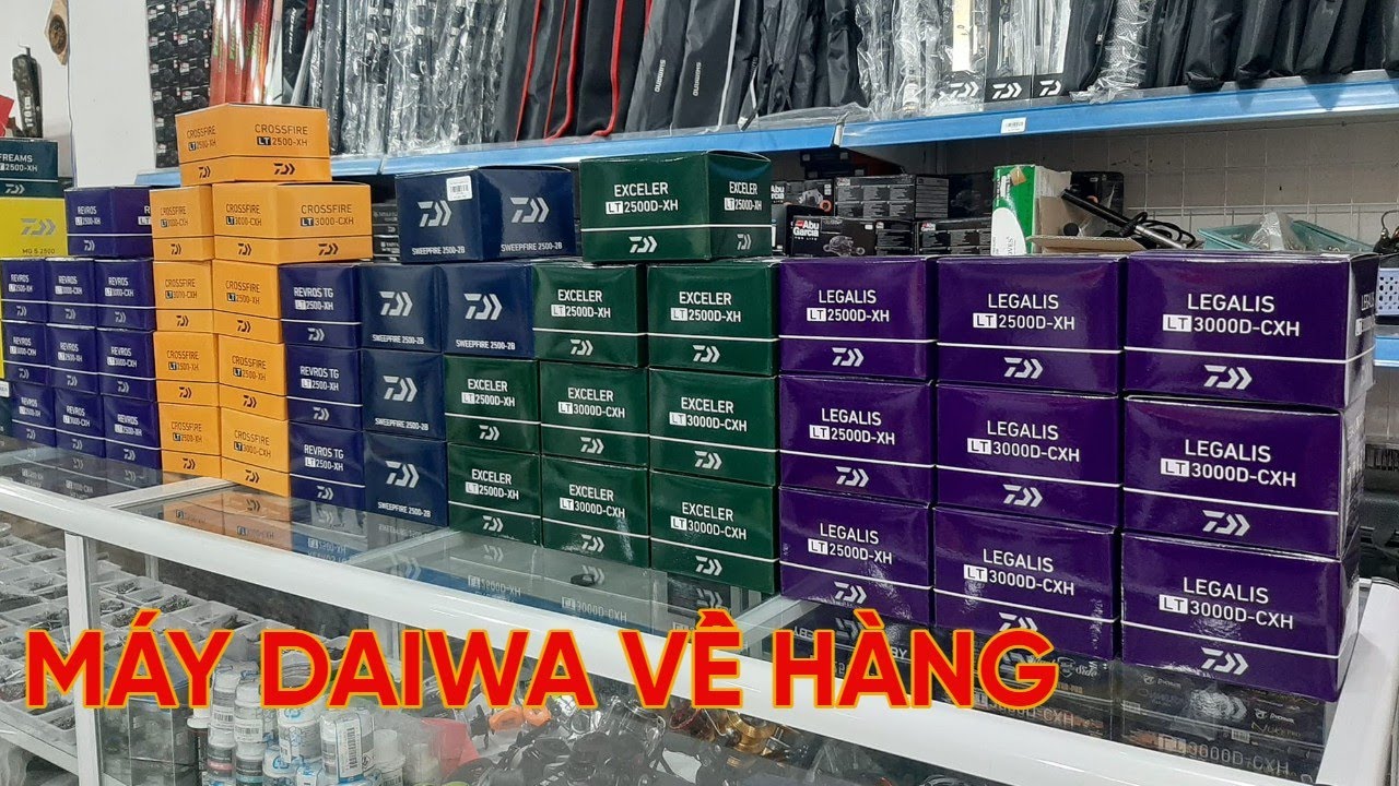 Review nhanh các dòng máy đứng chuyên lure của DAIWA về hàng đủ loại