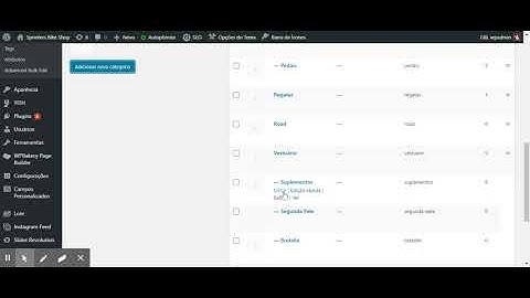Woocommerce ajustando categorias de produto e menus da loja