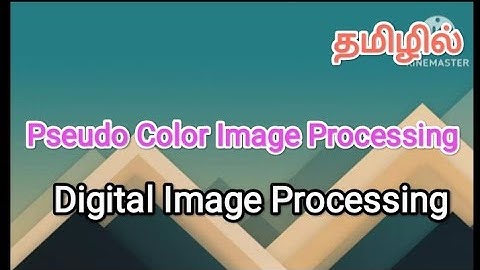 pseudo color image processing | digital image processing in tamil #sscomputerstudies , #pseudocolor