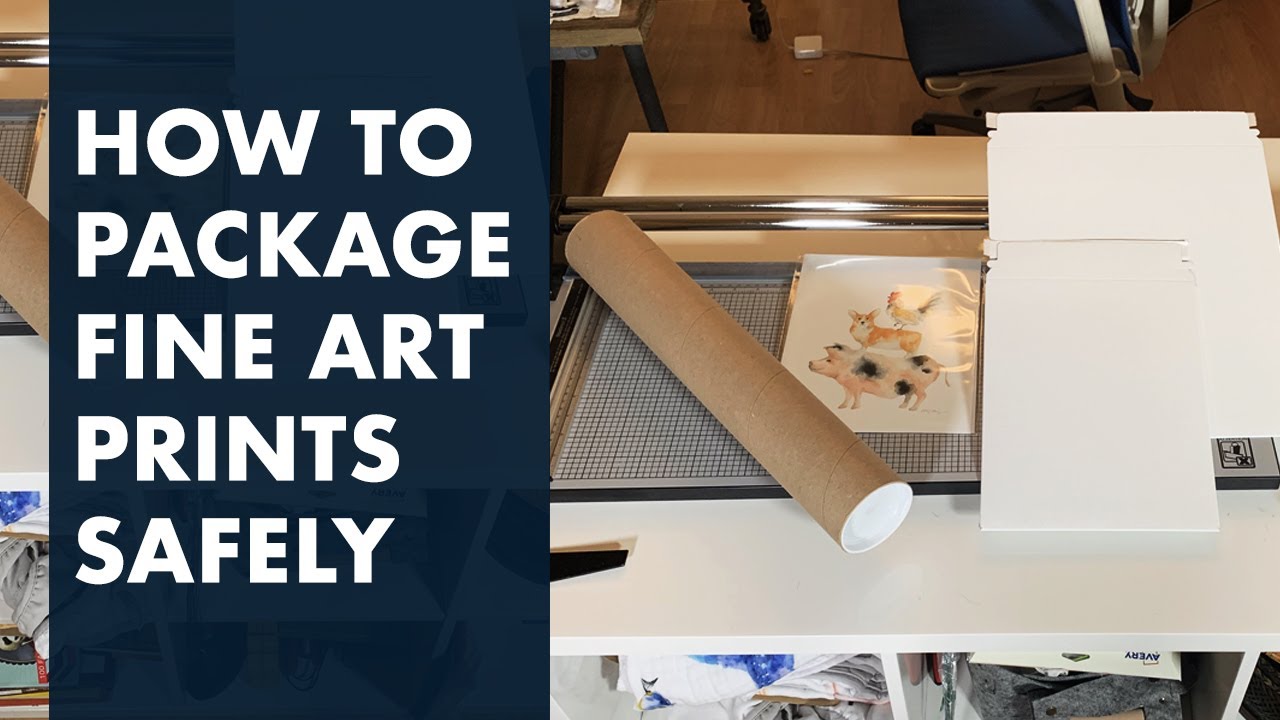 The Art of Packaging Small Paintings and Prints for Shipping