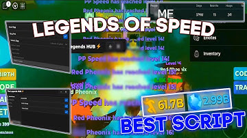 Legends Of Speed Script / Hack GUI | Auto Farm, Inf Steps, Auto Rebirth, Auto Kill & More